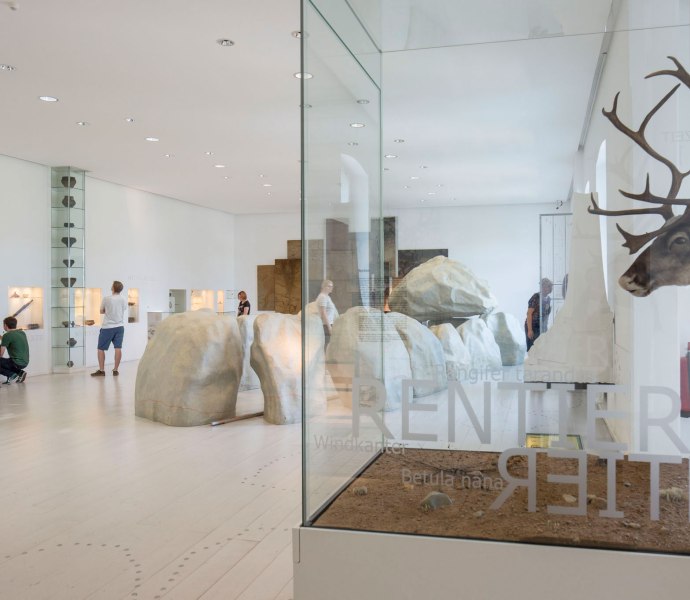 Einblick in den Ausstellungsraum "Geest".