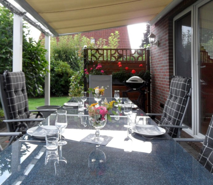 Die &uuml;berdachte Terrasse